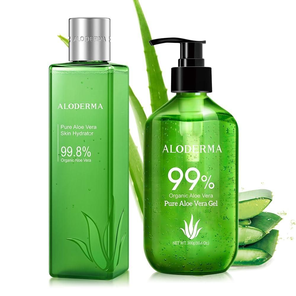 image:imageAll Purpose Aloe Vera Gel Set  2 Pieces  Skin Hydrator 300g Aloe Vera Gel