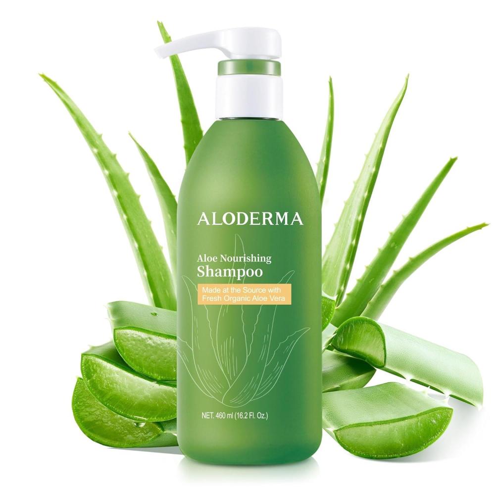 image:imageAloderma Aloe Nourishing Body Wash 16oz Fresh Organic Aloe Vera Based No Water Added For All Skin Types Moisturizing Shea Butter amp Allantoin for Naturally Soft Hydrated amp Nourished SkinShampoo Nourishing