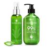 Aloderma Aloe Hydrating Set – Botanical Hydrating Mist, Pure Aloe Vera Gel