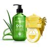 Aloderma Aloe Vera Gel Set 2 Pack – Aloe Flower Essence Gel, 300 Pure Aloe Vera Gel