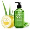 Aloderma Aloe Vera Gel Set 2 Pack – Aloe Flower Essence Gel, 500 Pure Aloe Vera Gel