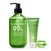 Aloderma Aloe Vera Gels Set, 2 pieces – 500g Aloe Vera Gel, 45g Aloe Vera Gel