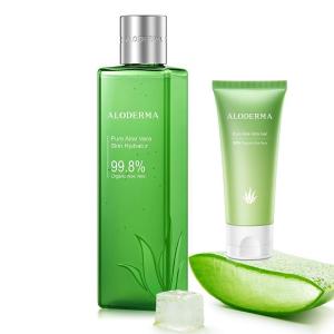 All Purpose Aloe Vera Gel Set – 2 Pieces – Skin Hydrator, 45g Aloe Vera Gel Travel Size