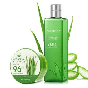 Hydrating Aloe Vera Gel Set – 2 Pieces – Skin Hydrator, 200g Aloe Vera Gel