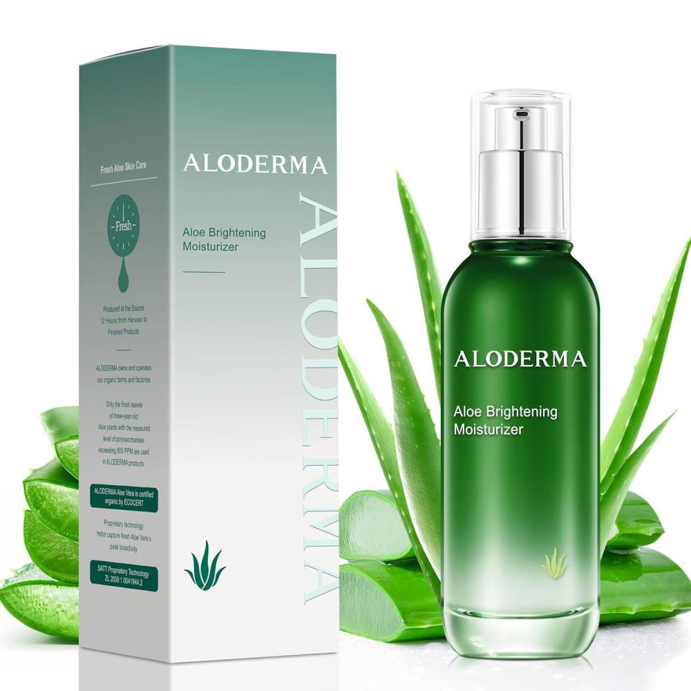 image:imageAloderma Aloe Vera Firming Facial Moisturizer with 72 Organic Ingredients  Nourishing amp Replenishing  Natural Face Lotion for Aging Skin  Smooths the Appearance of Fine Lines amp Wrinkles 35ozBrightening