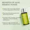 Aloderma Aloe Brightening Face Toner Made with Organic Aloe Vera Juice – Naturally formulated with Hyaluronic Acid & Niacinamide to Refine Skin Tone and Brighten Skin, Alcohol-Free, 4.2oz(Firming)