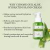 Aloderma Aloe Hydrating Hand Cream, 3.5oz Travel Size – Non-Greasy Gentle Hand Cream for Dry, Cracked Hands, Lightweight Lotion Made with Fresh Organic Aloe Vera and Shea Butter for Soft Hands(3.5 Fl Oz (Pack of 1))