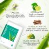 Aloderma Firming Sheet Masks with 89% Organic Aloe Vera 5 pcs – Formulated for Age-Defying Results with Hyaluronic Acid & Arginine, Intense Hydration & Nourishment for Plump, Supple, Rejuvenated Skin(Brightening)