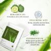 Aloderma Firming Sheet Masks with 89% Organic Aloe Vera 5 pcs – Formulated for Age-Defying Results with Hyaluronic Acid & Arginine, Intense Hydration & Nourishment for Plump, Supple, Rejuvenated Skin(Firming)