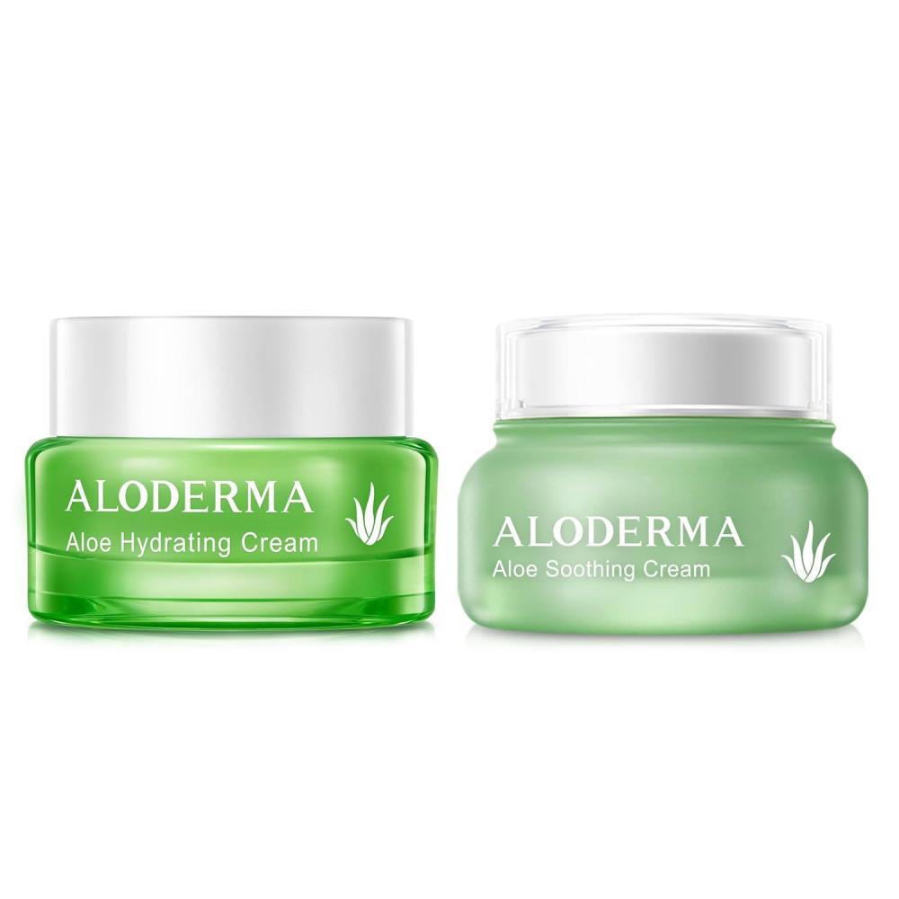 image:imageAloderma Aloe Face Cream Set 2 pieces  Hydrating Cream Soothing Cream