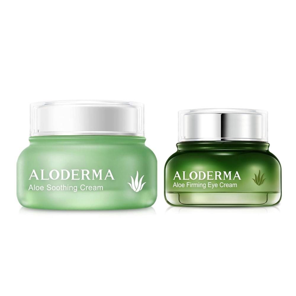 image:imageAloderma Aloe Face Cream Set 2 pieces  Soothing Cream Firming Eye Cream