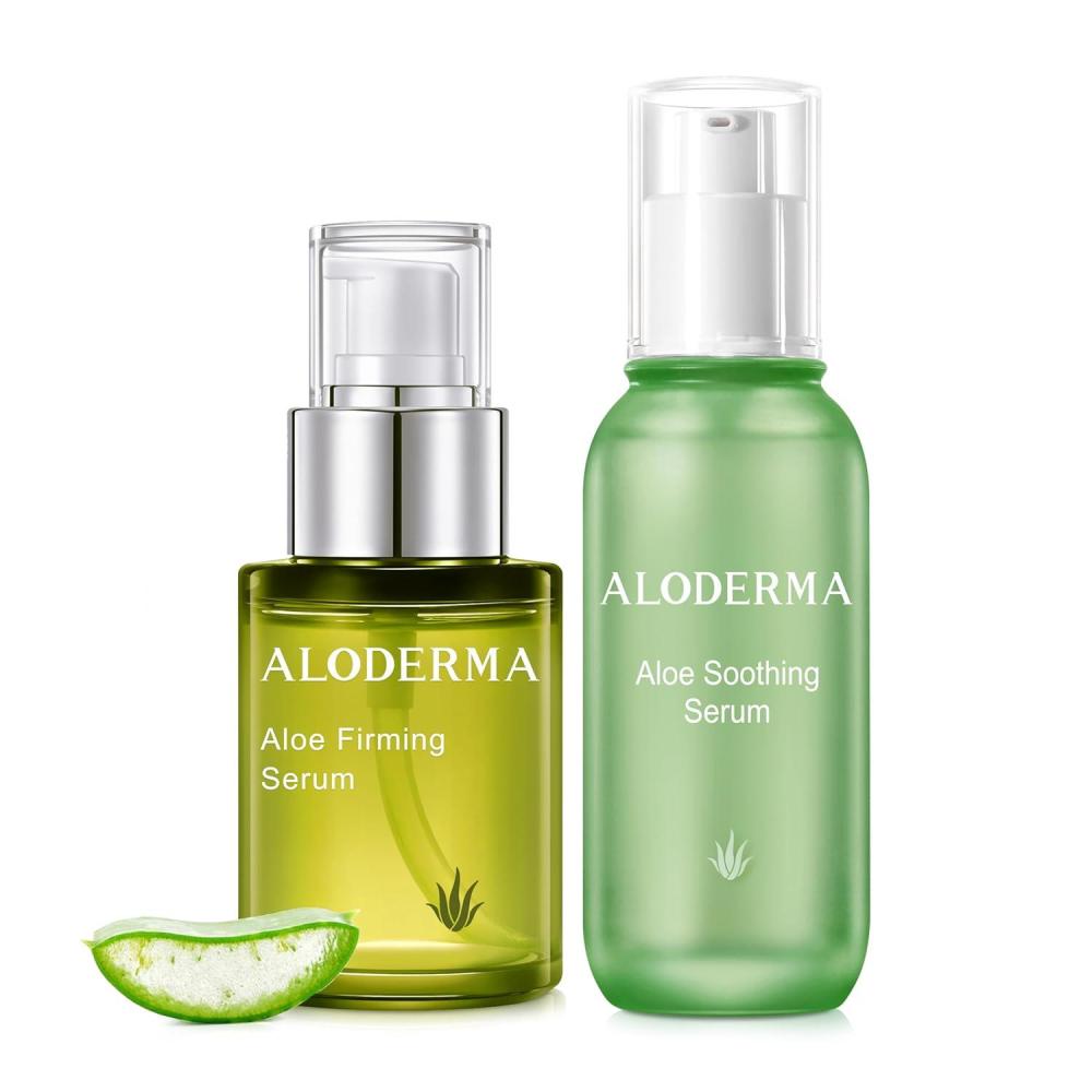image:imageAloderma Aloe Face Serums Set 4 Pieces  Firming Serum Soothing Serum