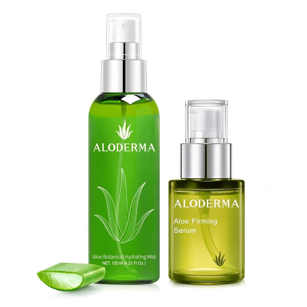 image:imageAloderma Aloe Hydrating Set  Firming Serum Botanical Hydrating Mist