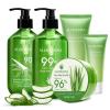 All Purpose Aloe Vera Gel Set – 6 Pieces – 300g Aloe Vera Gel, 300g Aloe Gel + Tea Tree Oil, 200g Aloe Gel, 2pcs x 114g Gel & 45g Gel