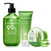 Aloderma Aloe Vera Gel Set, 3 Pieces – 500g Aloe Vera Gel, 200g Aloe Vera Gel, 114g Aloe Vera Gel