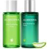 Aloderma Aloe Vera Toner Set, 2 Pieces – Hydrating, Brightening Toners