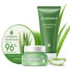 Aloderma Basic Aloe Soothing & Repairing Skin Care Set – 4 Pieces – Soothing Cream x 2pcs, Soothing Cleanser, 200g Aloe Vera Gel