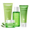 Aloderma Essential Aloe Hydrating Skin Care Set – 4 Pieces – Gel, Cleanser, Toner, Cream