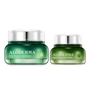 Aloderma Aloe Cream Set, 2 pieces – Brightening Cream, Firming Eye Cream