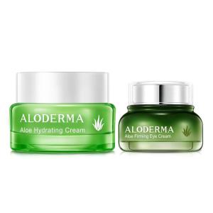 Aloderma Aloe Cream Set, 2 pieces – Hydrating Cream, Firming Eye Cream