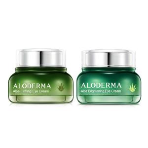 Aloderma Aloe Eye Cream Set, 2 pieces – Brightening Eye Cream, Firming Eye Cream