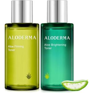 Aloderma Aloe Toner Set, 2 Pieces – Firming, Brightening Toners